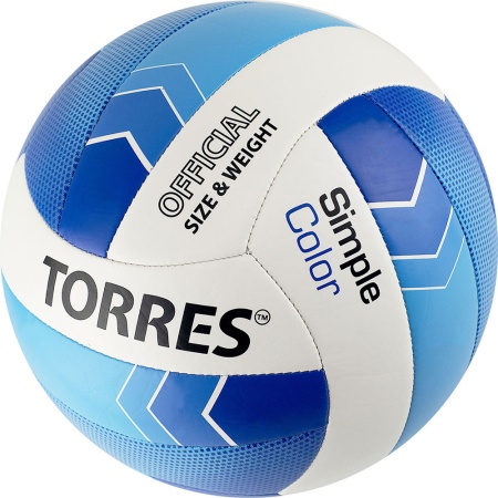 Купить Мяч волейбольный Torres Simple Color любительский р.5 в Воскресенске 